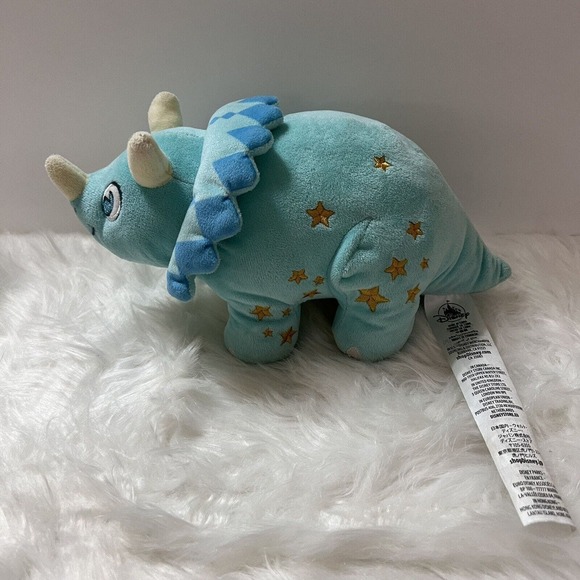 Disney Animal Kingdom Dinoland Spin The Triceratops 10” Animal Soft Plush Toy - Picture 2 of 6